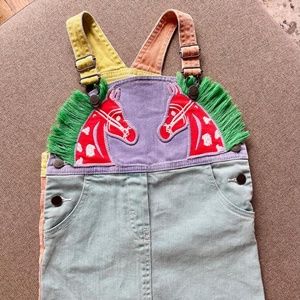 Stella McCartney Sz. 2 Girls Denim Romper Dress